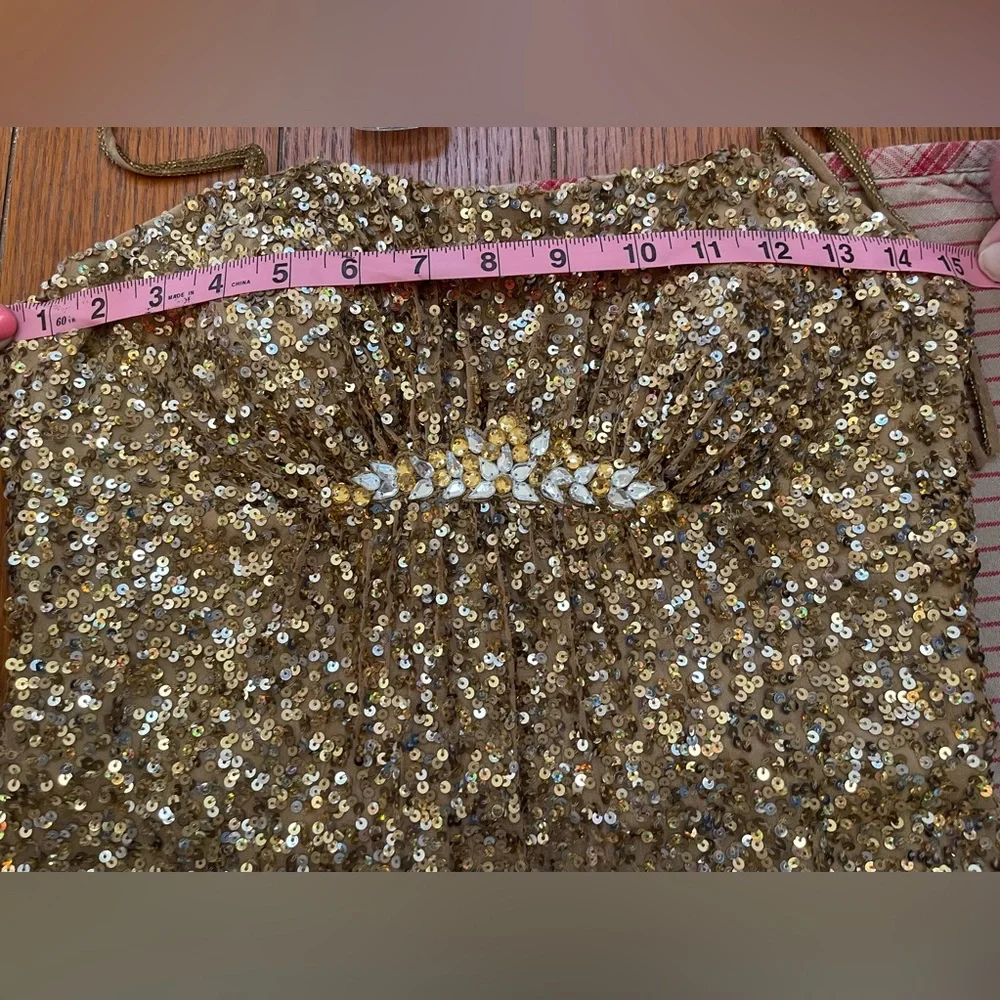 Scala Gold Sequin Dress - Picture 7 of 11